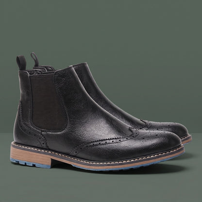 Chelsea Winter Boots, Chelsea Støvler Dame med Brogue 1