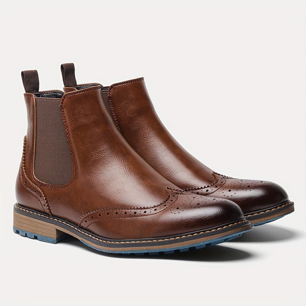Chelsea Winter Boots, Chelsea Støvler Dame med Brogue 2