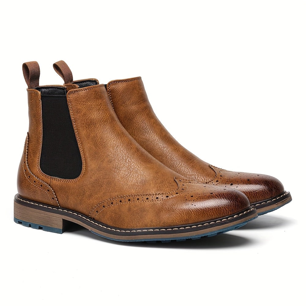 Chelsea Winter Boots, Chelsea Støvler Dame med Brogue 4