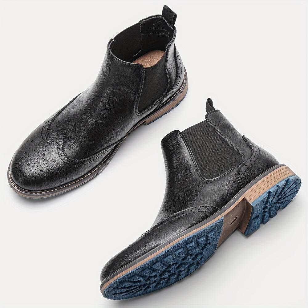 Chelsea Winter Boots, Chelsea Støvler Dame med Brogue 5
