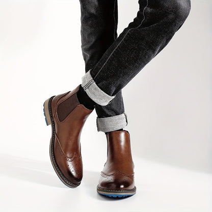 Chelsea Winter Boots, Chelsea Støvler Dame med Brogue 8