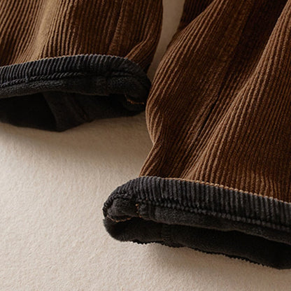 Corduroy Harembroek voor Dames met Fleecevoering en Trekkoord 8