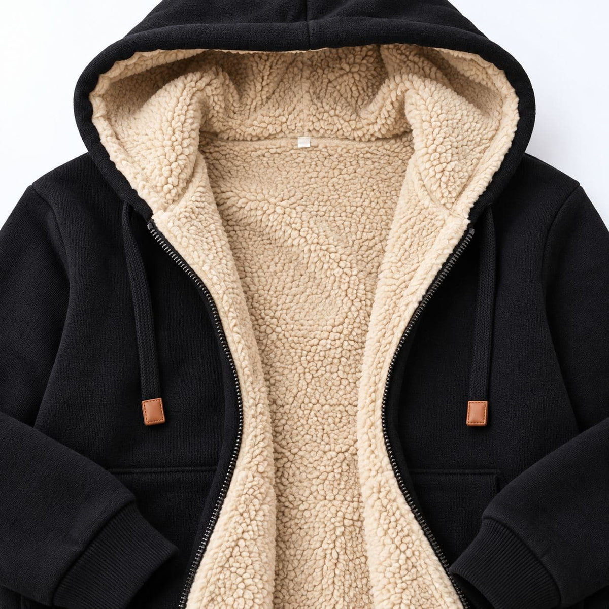 Dames Tweedelige Set met Sherpa Hoodie en Joggingbroek, Loungewear 4