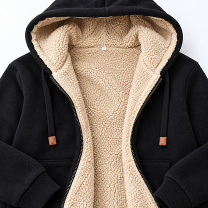 Dames Tweedelige Set met Sherpa Hoodie en Joggingbroek, Loungewear 4