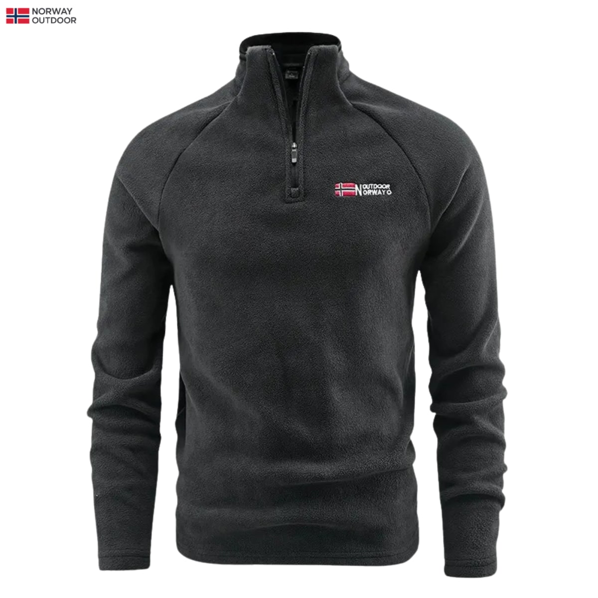 Fleece Vest voor Heren als Warme Fleece Trui met Rits 1