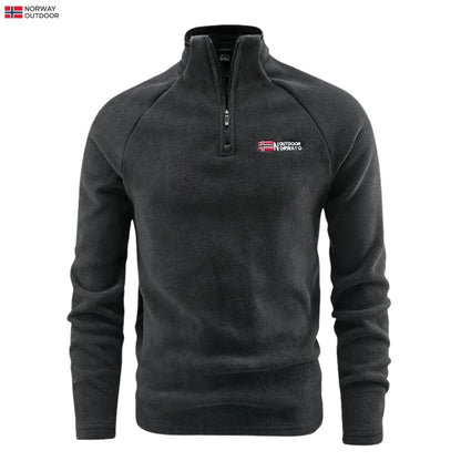 Fleece Vest voor Heren als Warme Fleece Trui met Rits 1
