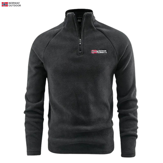 Fleece Vest voor Heren als Warme Fleece Trui met Rits 1