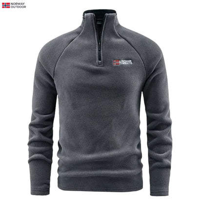 Fleece Vest voor Heren als Warme Fleece Trui met Rits 2