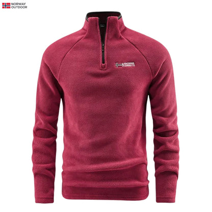 Fleece Vest voor Heren als Warme Fleece Trui met Rits 3