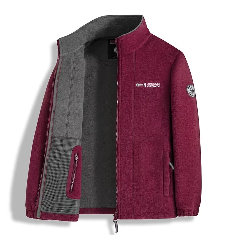 Fleece Vest voor Heren met Rits en Hoge Kraag, Warm en Licht 4
