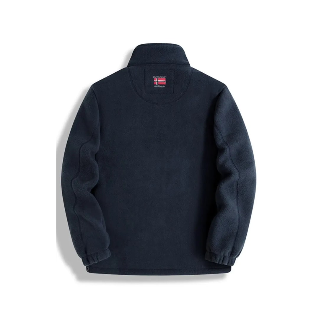 Fleece Vest voor Heren met Rits en Hoge Kraag, Warm en Licht 6