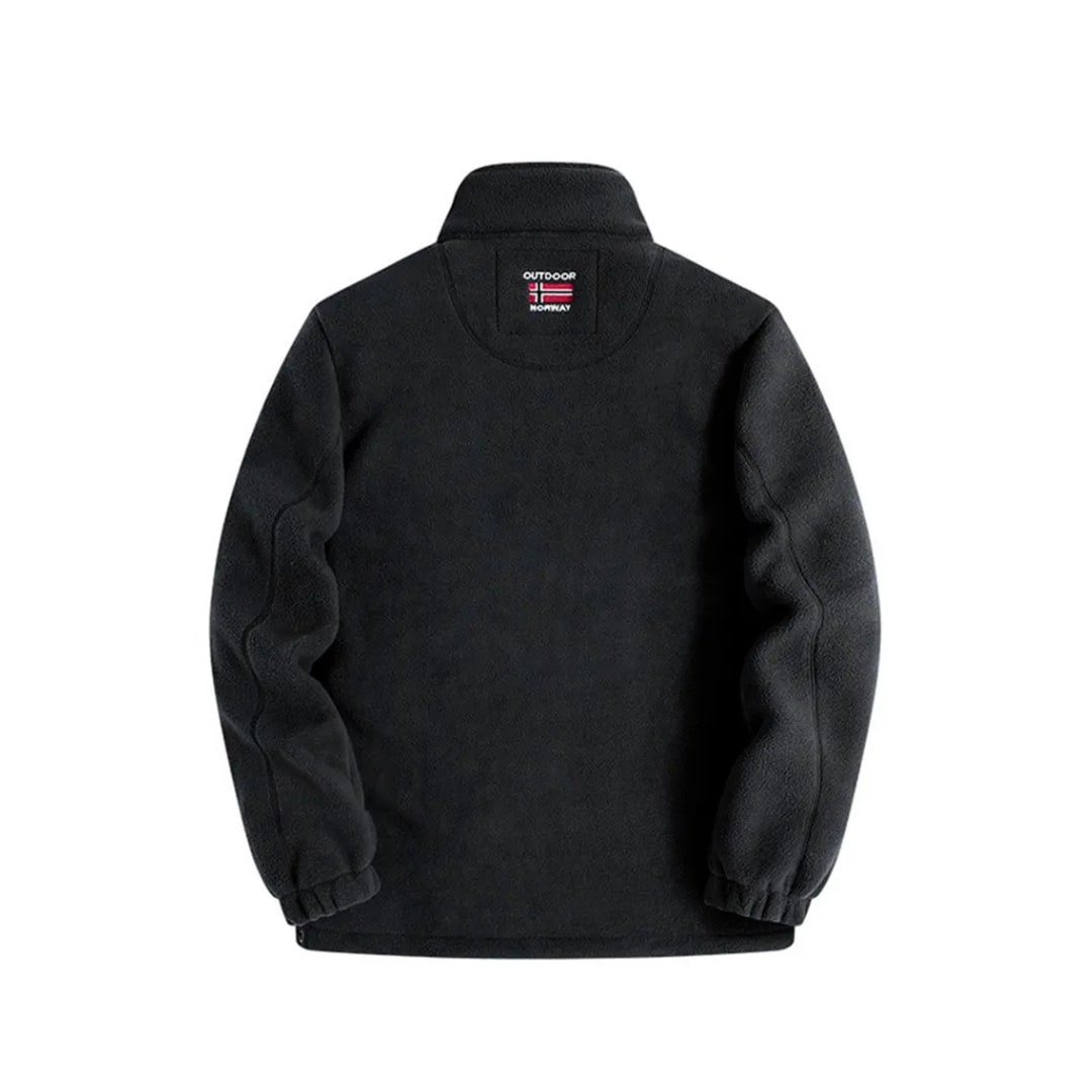 Fleece Vest voor Heren met Rits en Hoge Kraag, Warm en Licht 7