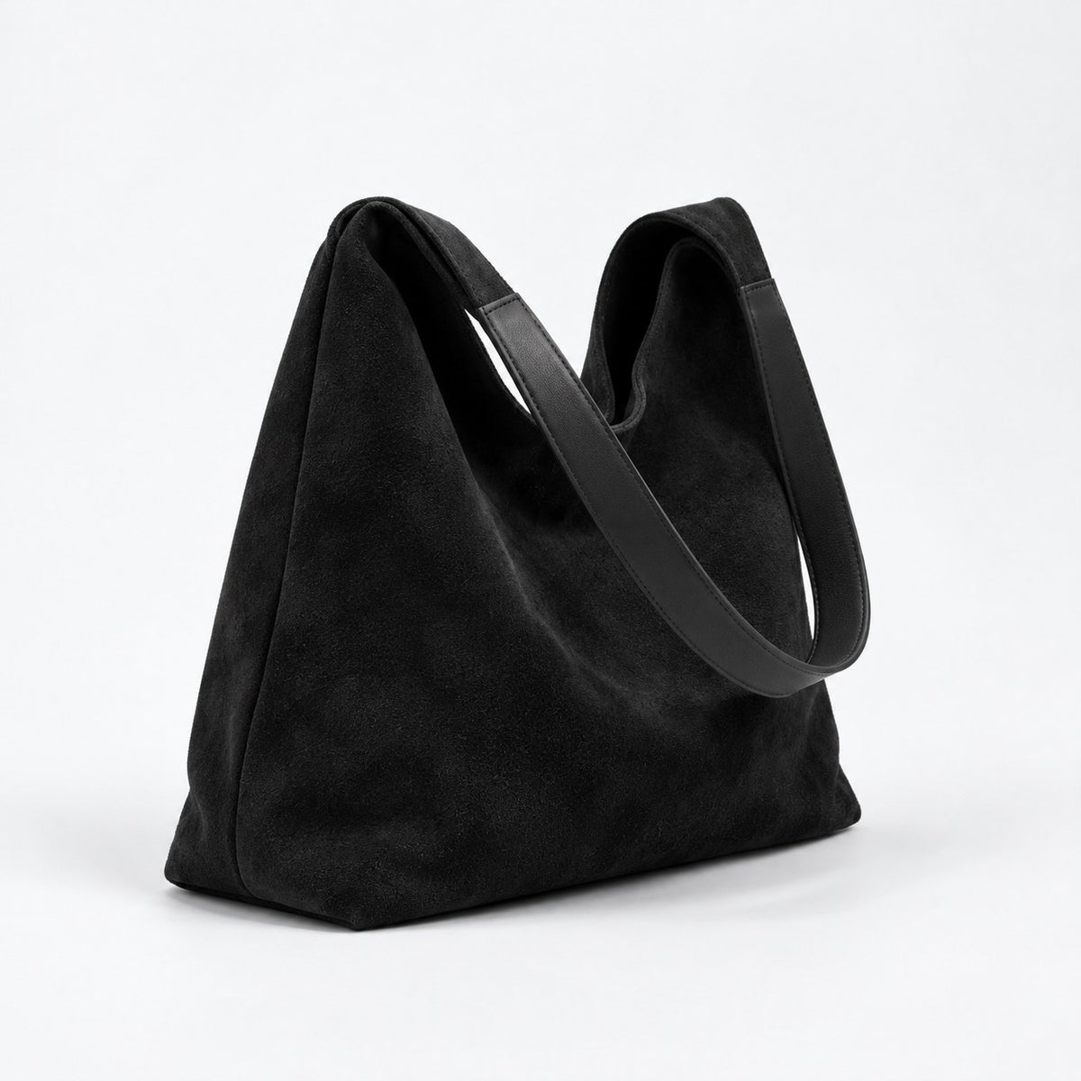 Skuldertaske Dame Hobo, Rummelig Taske med Bred Skulderrem 6