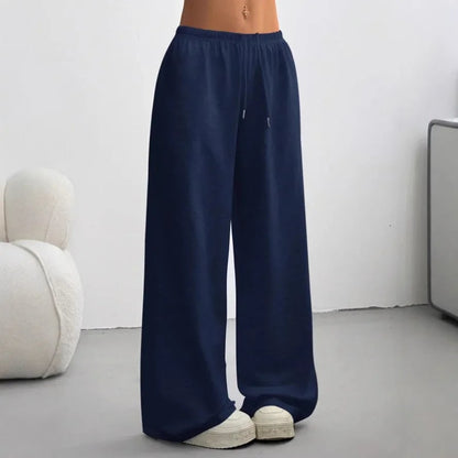 Joggingbroek Dames met Wijde Pijpen en Elastische Taille 1