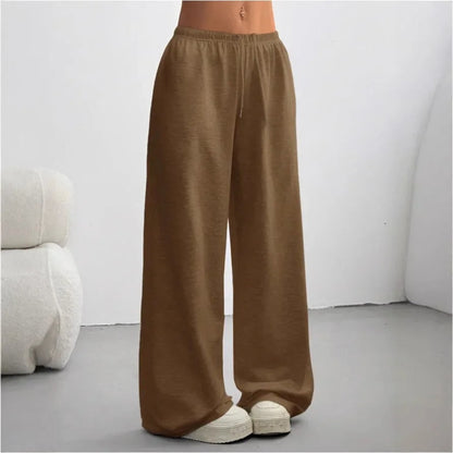 Joggingbroek Dames met Wijde Pijpen en Elastische Taille 2