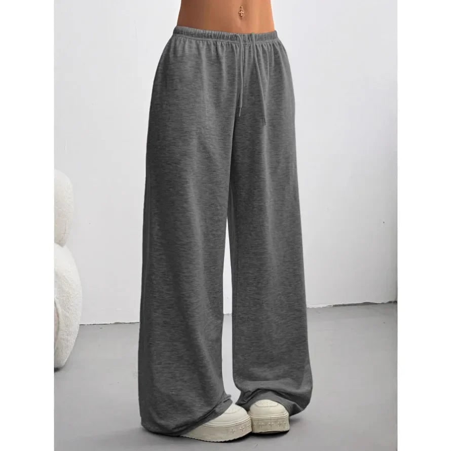 Joggingbroek Dames met Wijde Pijpen en Elastische Taille 3