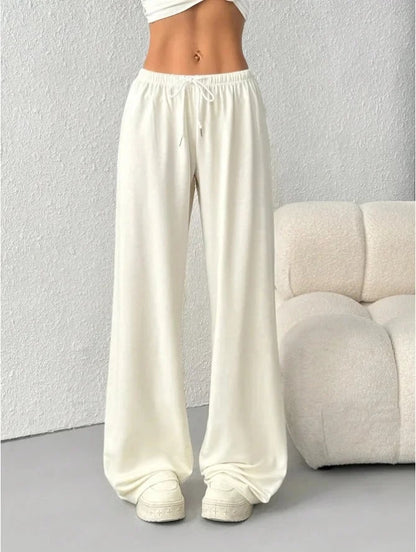 Joggingbroek Dames met Wijde Pijpen en Elastische Taille 5