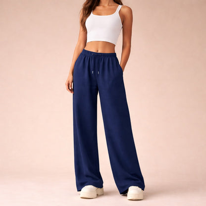 Joggingbroek Dames met Wijde Pijpen en Elastische Taille 6