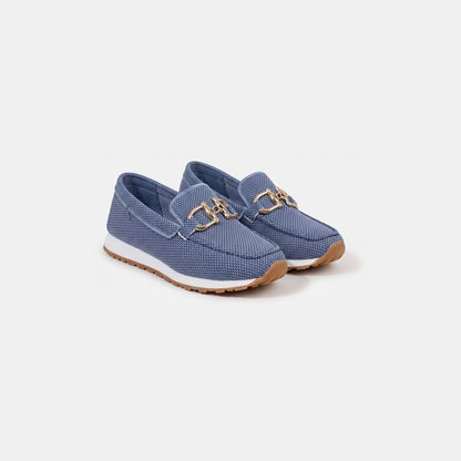 Loafers Dame i Åndbar Strik, Ortopædiske med Sneakersål 1