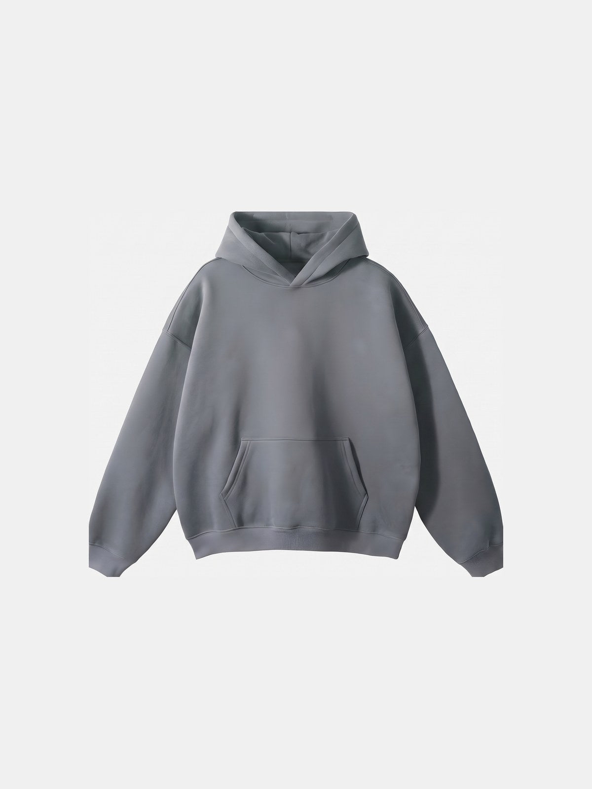 Hættetrøje Dame Oversized med Lave Skuldre og Kængurulomme 1