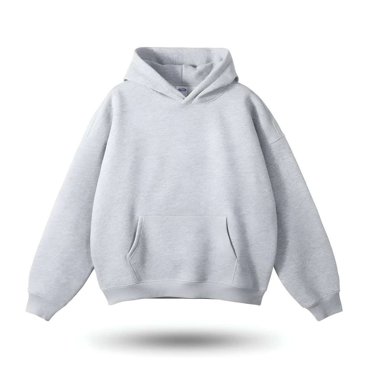 Hættetrøje Dame Oversized med Lave Skuldre og Kængurulomme 4