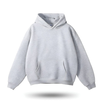 Hættetrøje Dame Oversized med Lave Skuldre og Kængurulomme 4