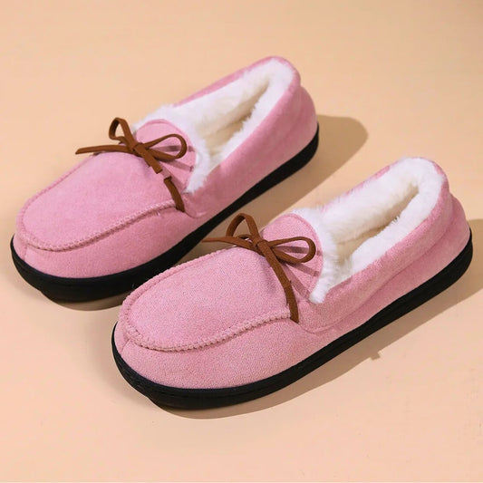 Pantoffels Dames met Strikdetail, Antislipzool en Voering 1