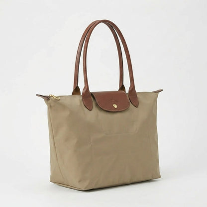 Skuldertaske Dame, Rummelig Shopper Taske med Lynlås 3