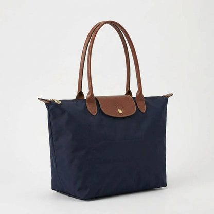 Skuldertaske Dame, Rummelig Shopper Taske med Lynlås 5
