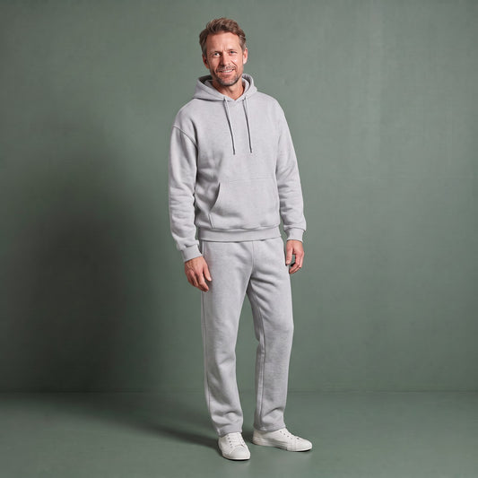 Træningsdragt Herre Tracksuit med Hættetrøje og Lige Joggingbukser