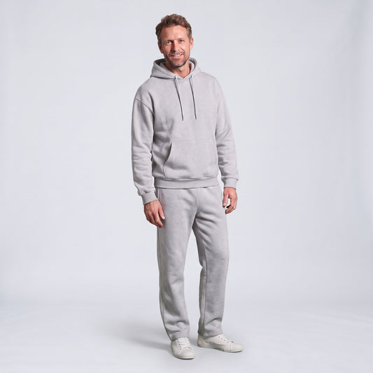 Trainingspak Heren Tracksuit met Hoodie en Rechte Joggingbroek