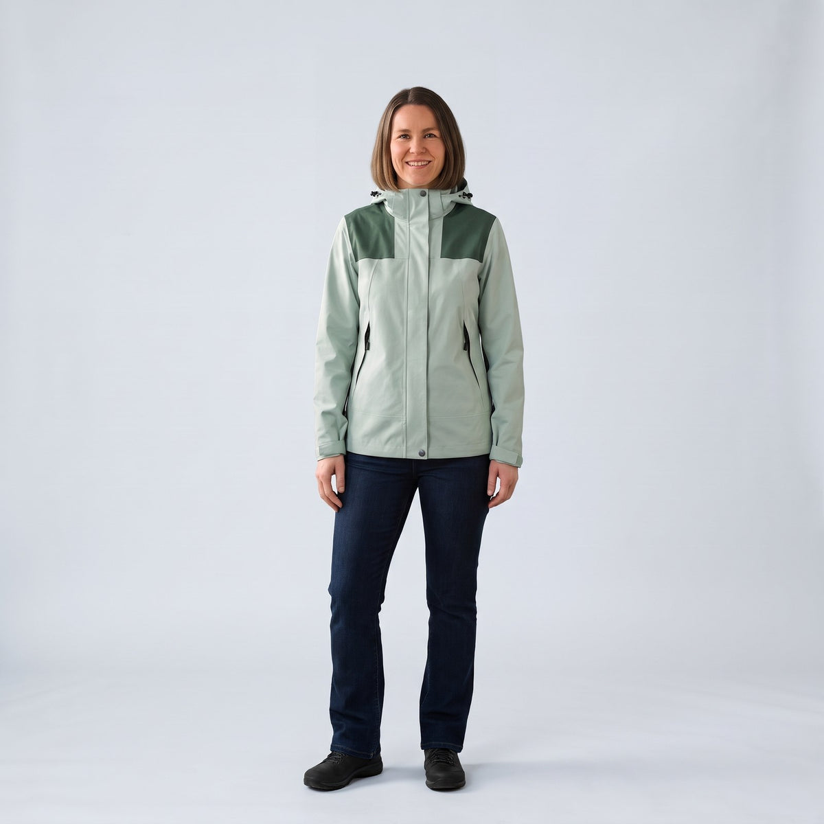 Waterafstotende Outdoorjas met Capuchon