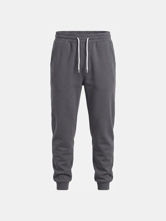 Joggingbukser Herre Varme med Elastisk Linning og Ribkanter 1
