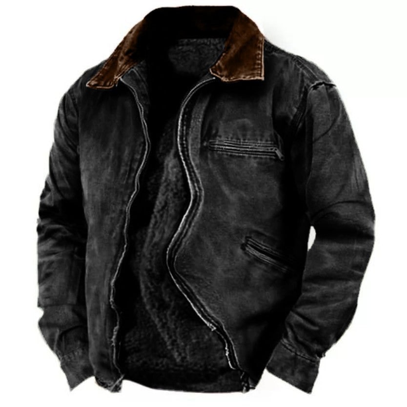 Warme Winterjas Heren met Teddykraag en Zachte Voering 4