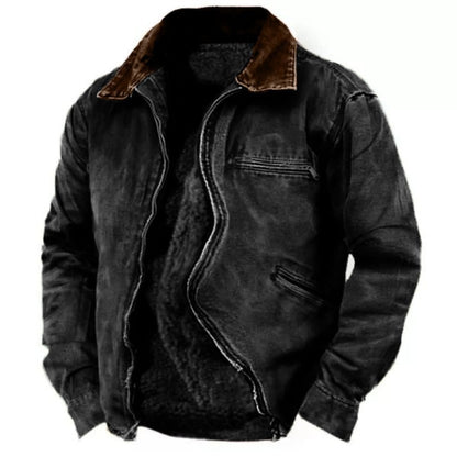 Warme Winterjas Heren met Teddykraag en Zachte Voering 4