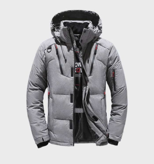 Winter Parka Heren, Dik Gevoerd en Water- en Winddicht met Fleece